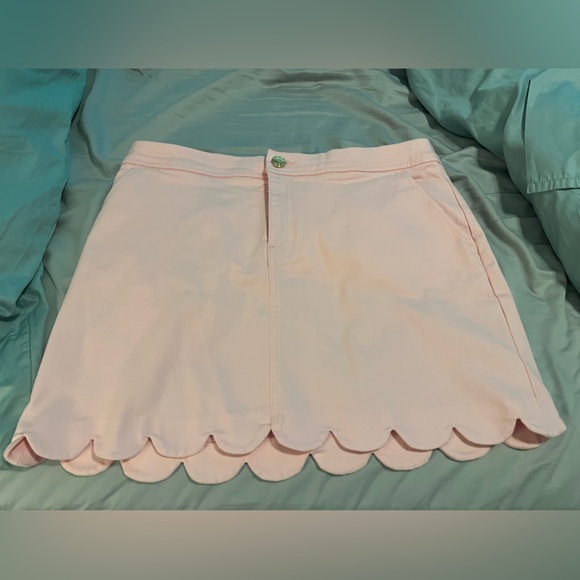 Lilly Pulitzer ~ Colette Denim Skort - Picture 3 of 4